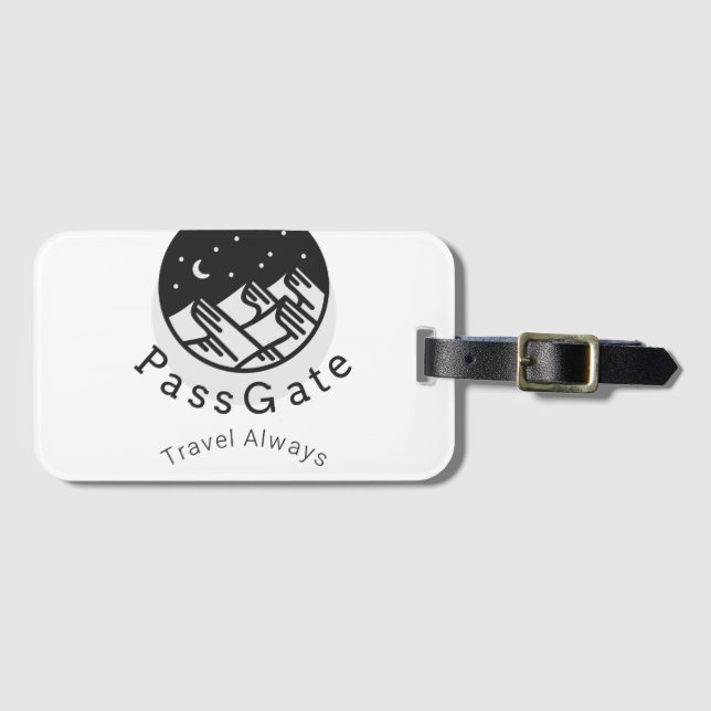 PassGate Travel Always Luggage Tag (Front Horizontal)