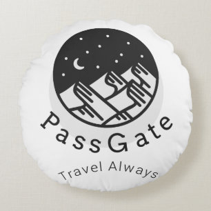 PassGate Travel Always Round Pillow