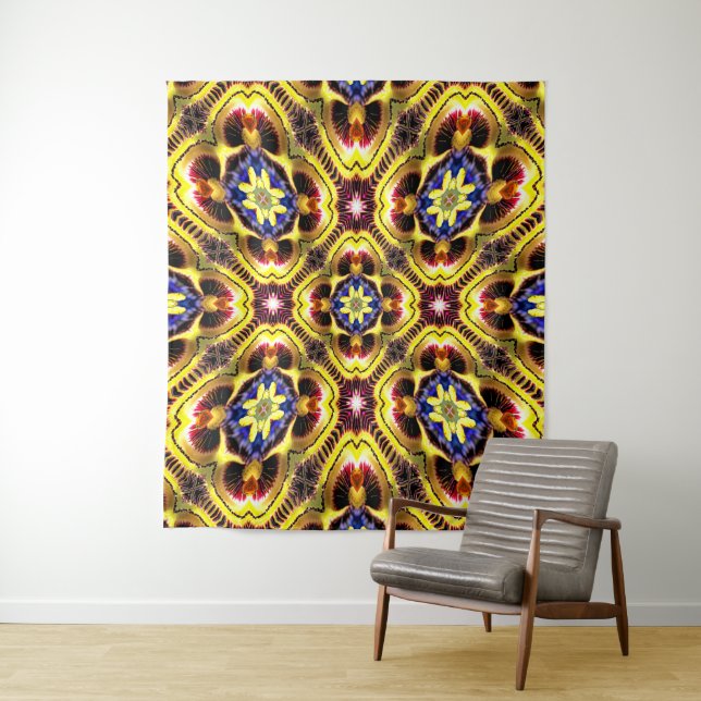 Passiflora Caerulea Pattern Tapestry (In Situ)
