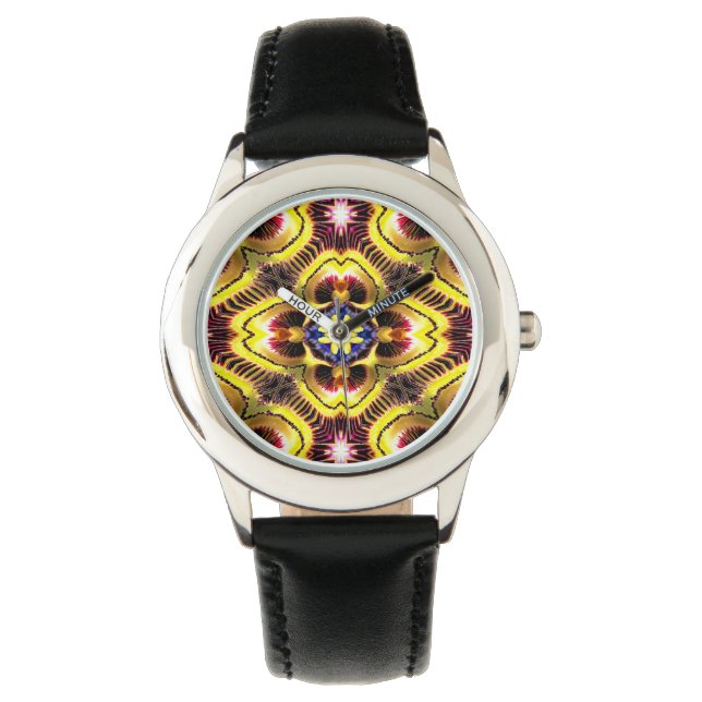 Passiflora Caerulea Pattern Watch (Front)