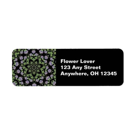 Passiflora Garden Label Return Address Label