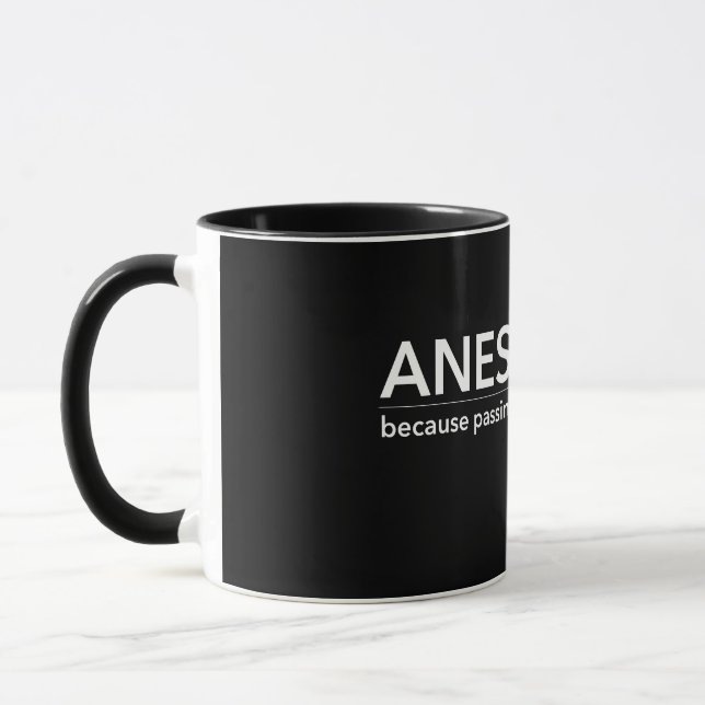 Passing Gas Mug for Anesthesia (Left)