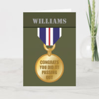 Passing Out Parade, British Army Medal Congrats