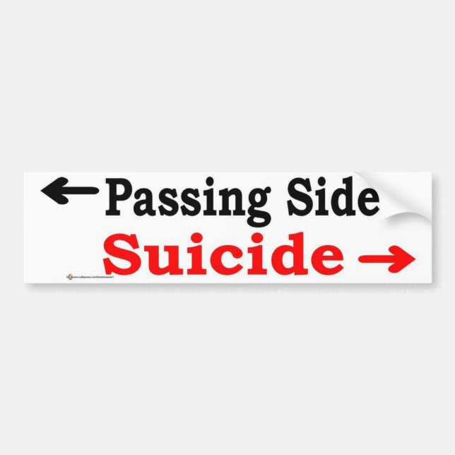 passing side bumper sticker (Front)