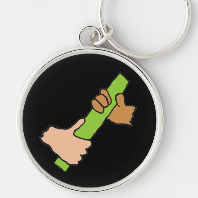 Passing The Baton Keychain (Front)