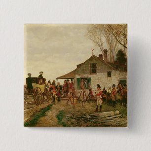 Passing the Outpost 2 Inch Square Button