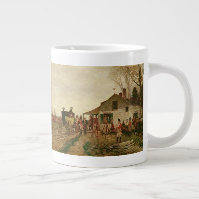 Passing the Outpost Large Coffee Mug (Right)
