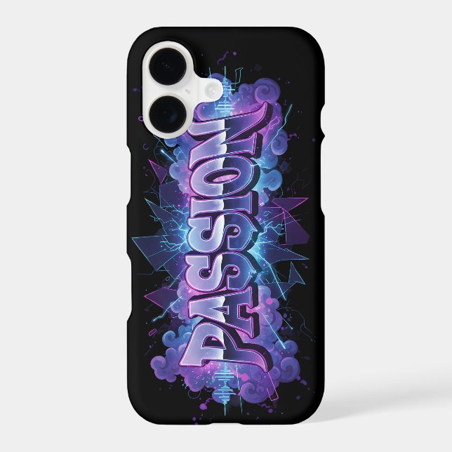 Passion Cyberpunk Typography – Vibrant Modern Word (Back)