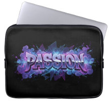 Passion Cyberpunk Typography – Vibrant Modern Word