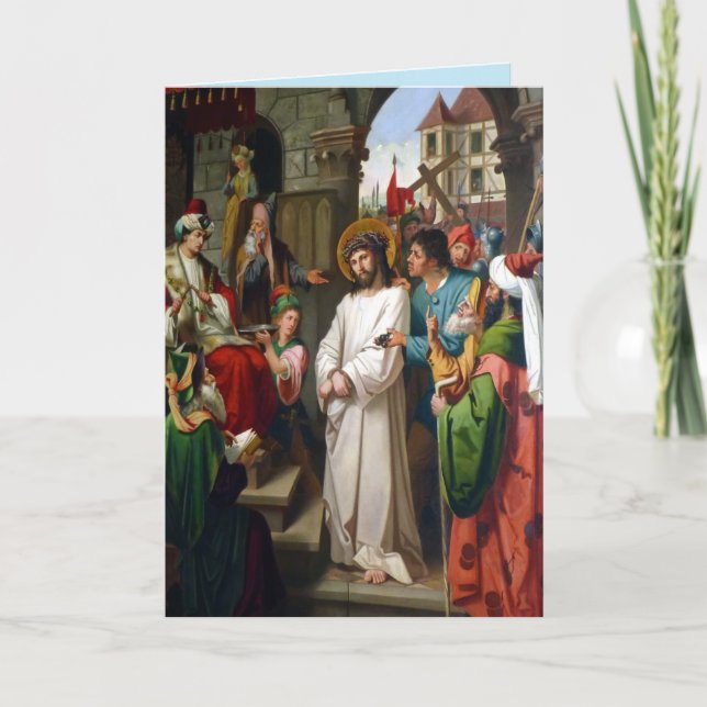 passion de la carte de voeux christ (Devant)