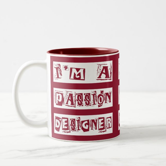 Passion Designer Two-Tone Coffee Mug (Left)