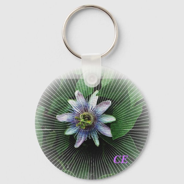 Passion Flower 3, CE Keychain (Front)