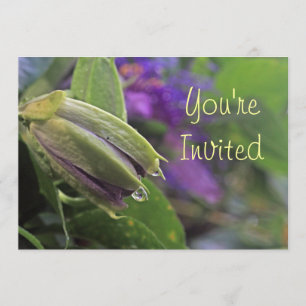 Passion Flower Invitation