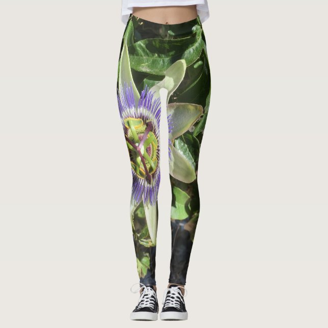 Passion Flower Leggings (Front)