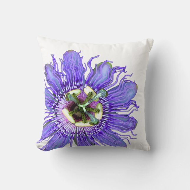 Passion Flower Pillow (Front)