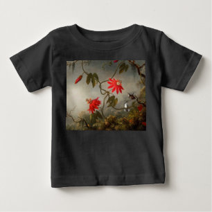 Passion Flowers with Hummingbirds Heade Baby T-Shirt