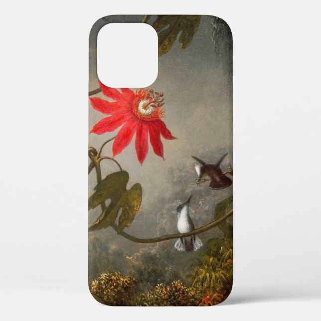 Passion Flowers with Hummingbirds Heade Case-Mate iPhone Case (Back)