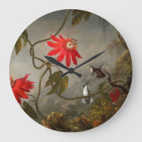 Passion Flowers with Hummingbirds Heade