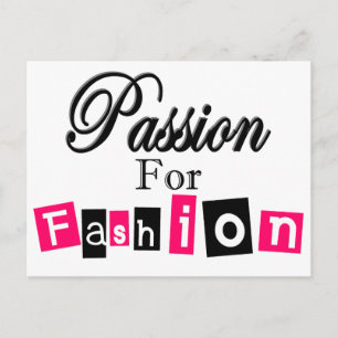 Passion For Fashion Postcard