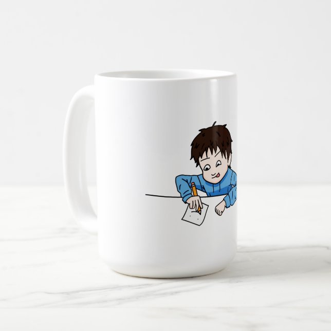 Passion For Sketching Coffee Mug (Front Left)