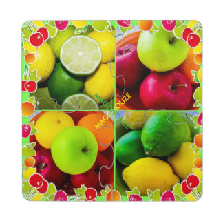 Passion Fruit Drink Coaster Puzzle