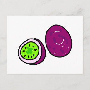passion fruit postcard