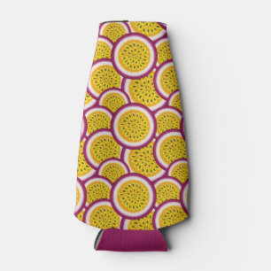 Passion fruit slices bottle cooler