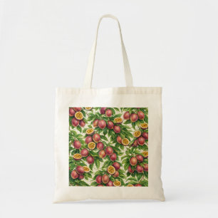 Passion Fruit Slices Tropical Tote Bag