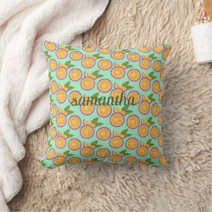 Passion Fruit Throw Pillow
