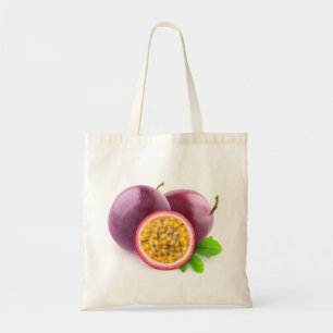 Passion fruits tote bag