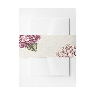 PASSION | Hydrangea Invitation Belly Band