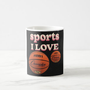 Passion in Motion: The IK Sports Logo Coffee Mug