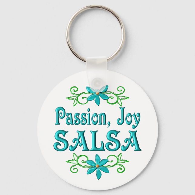 Passion Joy Salsa Keychain (Front)