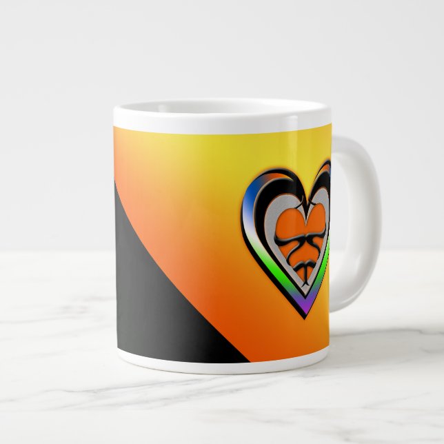 Passion Large Coffee Mug (Front Right)