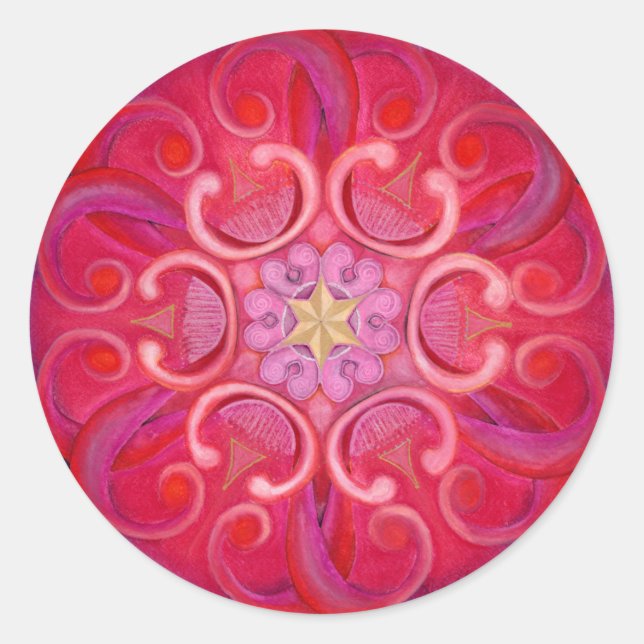 Passion Mandala Sticker (Front)