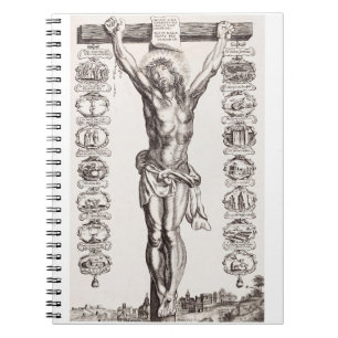 Passion of Jesus crucifixion of Christ Notebook