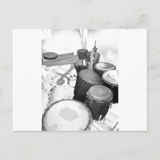 passion percussion postcard