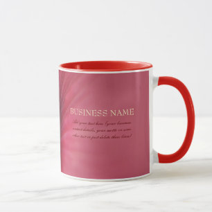 Passion Red Flower Mug