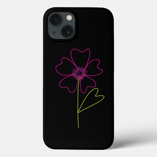 Passionate about pink flowers Case-Mate iPhone case (Back)