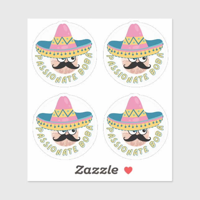 Passionate Boba- Pack of 4 (Sheet)