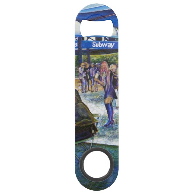 Passionate People Playing in the Park, NYC Bar Key (Front)