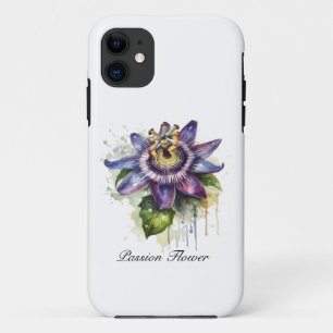 Passionate Purple Passion Flower iPhone 11 Case