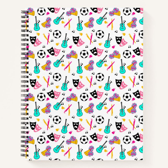 Passions in Motion: A Celebration of Creativity  Notebook (Front)