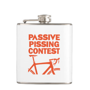 Passive Pissing Contest Hip Flask