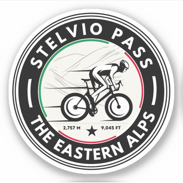 passo dello stelvio - stelvio pass italian Cycling (Front)