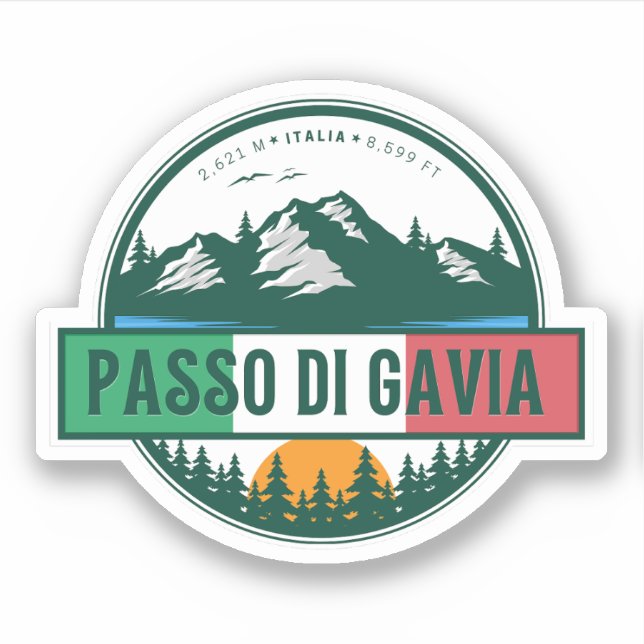 passo di gavia - gavia pass italian Mountain alps (Front)