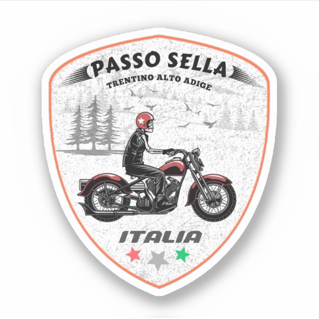   passo Sella italian Mountains motorcycle trip (Front)
