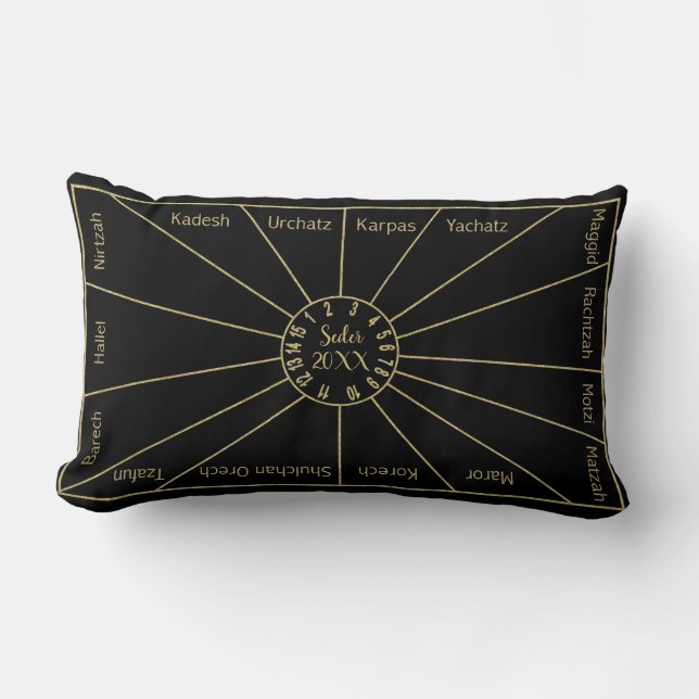 Passover 13 x 21 Pillow Seder Time (Front)