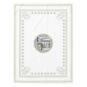 Passover 52/70" Tablecloth "Passover Seder Cloth"