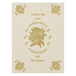 Passover 52/70" Tablecloth "Personalized Seder"